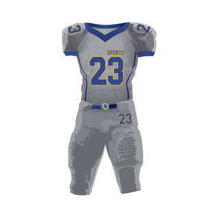 Uniforme de football américain de qualité supérieure, vêtements de sport respirants, ensemble personnalisé avec logo, impression sublimée, 100% polyester, grandes tailles - Product Image 2