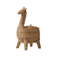 Panier de rangement pour bébé en rotin tressé écologique de haute qualité, organisateur de jouets, décoration intérieure rustique vintage mini