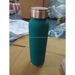 Botella de agua personalizada para hombres y mujeres buena para la salud botella de cobre logotipo personalizado impresión Ayurvédica botella de cobre aprobada - Product Image 4