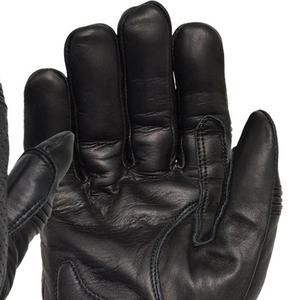 Guantes de Carreras de Cuero Genuino de Invierno para Hombre de Alta Calidad, Negros, para Deportes al Aire Libre, Motociclismo y Conducción en Carretera - Product Image 4
