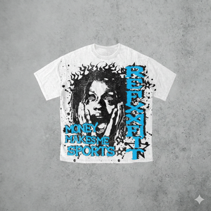 Camiseta Negra para Hombre al por Mayor, 100% Algodón, Corte Holgado, Impresión Gráfica Personalizada DTG, Camiseta Corta Cuadrada - Product Image 1