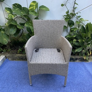 Handmade in Viet Nam Hot Modern Outdoor <b>Rattan</b> Garden Set 1 Table and 4 Chairs with Cushion for Garden Furniture Waterproof - Product Image 5