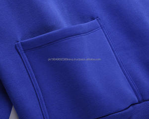 H5516 Otoño Invierno Nuevos Estilos Venta al por Mayor Sudaderas Personalizadas Vintage con Bolsillo Lateral Grande para Hombre Sudaderas Extra Grandes - Product Image 6