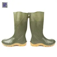 รองเท้าบูทกันน้ำ Ap Boots TERRA 5 HIJAU สำหรับงานหนัก ผลิตจาก PVC พร้อมซับในผ้ากันความร้อน ใช้แล้วทิ้งได้ - Product Image 4