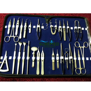 Professional 32 <b>Pc</b> O.R Grade Basic Ophthalmic Eye Micro Surgery Surgical Instruments <b>Set</b> for Delicate Eye Operations Kit - Product Image 1