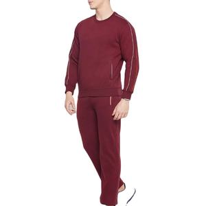 Conjunto Deportivo Unisex de 2 Piezas, Sudadera Cortavientos y Pantalones Deportivos Acampanados, Felpa de Algodón Ecológica, Traje Deportivo para Hombre 2026 - Product Image 3
