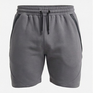 Shorts de jogging pour hommes en coton respirant, pour la gym, l'entraînement, le fitness, la course, décontractés, d'été, avec taille élastique, style pantalon de survêtement - Product Image 1