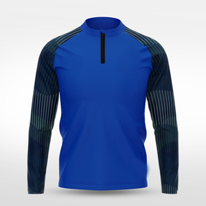 Chaqueta Coach con Cierre de Cremallera 1/4, Diseño de Parches, para Hombre, Sublimada, de Nailon y Poliéster, Ligera, Impermeable, Transpirable, Cortavientos, para Exteriores - Product Image 1