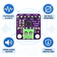 Module amplificateur audio I2S MAX98357A 3,2W sans filtre, carte son numérique mono classe D pour MCU SBC IoT – Vente en gros