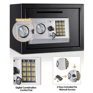 ตู้เซฟดิจิทัลขนาด 14 นิ้ว สำหรับเก็บเงินสดและของมีค่าอย่างปลอดภัย - Product Image 6