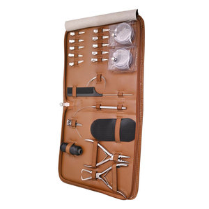 Juego de 4 Pinzas Profesionales de Acero Inoxidable de Grado Quirúrgico para Extensiones de Cabello, Kit de Pinzas con Bolsa de Almacenamiento, Duraderas - Product Image 5