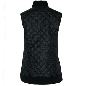 Gilet matelassé respirant pour femme, gilet bouffant épais à fermeture éclair, vente en gros - Product Image 3