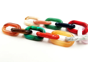 Chaîne en résine artisanale, chaîne décorative en acrylique, style artistique pour la maison par Abdul Rehman Enterprises - Product Image 2