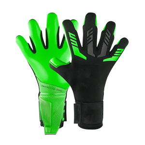 Guantes de Portero de Fútbol Profesionales, Transpirables, de Látex, Antideslizantes, con Cierre de Gancho y Bucle, Personalizables para Adultos y Niños - Product Image 1