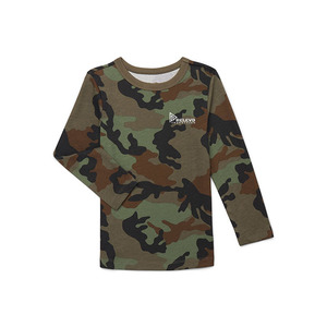 Camiseta de Manga Larga con Camuflaje para Hombre Relevo, Cuello Redondo, Tejido Transpirable, Corte Casual, Secado Rápido - Product Image 1