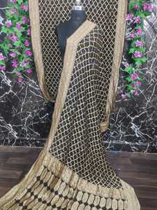 Elegante Saree Indio Neemzari Bandhani – Saree Teñido a Mano con Colores Vibrantes, Prenda Étnica de Diseño para Mujer - Product Image 4