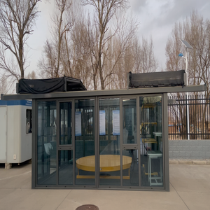 Véranda motorisée rétractable moderne avec double vitrage trempé Low-E, garantie 5 ans pour villa résidentielle, terrasse et <span class=keywords><strong>jardin</strong></span> - Product Image 2