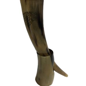 2024 nouvelle mode Viking corne à boire tasse accessoire écologique pour boissons et décorations de fête fabriqués à la main en Inde - Product Image 1