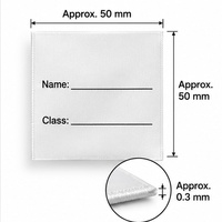 Étiquettes personnalisées en satin imprimées avec le nom, étiquettes pour vêtements et accessoires