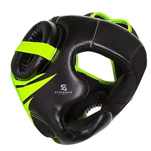Protector de Cabeza Profesional de Cuero para Boxeo, Transpirable, Ligero, Ajustable, con Logotipo Personalizado para MMA y Kickboxing 2026 - Product Image 1