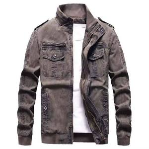 Men's Stylish Denim Jeans <b>Jackets</b> <b>Plus</b> <b>Size</b> Custom Wash Eco-Friendly <b>Waterproof</b> Autumn Casual Breathable Button Regular Fit - Product Image 4