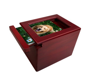 Urna Funeraria de Madera para Cenizas de Mascotas, Urnas de Cremación de Madera para Cenizas de Perros y Gatos, Urnas de Madera de Palisandro a Bajo Precio - Product Image 2