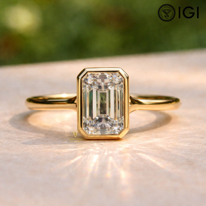 แหวนเพชรสำหรับ3CT 1CT IGI CVD วงแหวนเพชรสำหรับใส่ในแล็บสีทองแหวนหมั้นเพชรประดับเพชร - Product Image 2