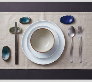 Reposacucharas de cerámica brillante, color azul verdoso, esmaltado, ovalado, para uso en la cocina y la mesa. - Product Image 5