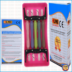 ชุดเครื่องมือทันตกรรม LMI Arte Set 5 แบบตลับสีชมพู คุณภาพพรีเมียม สำหรับเครื่องมือทันตกรรมระดับพรีเมียม ตลับสีชมพู - Product Image 6