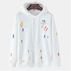 Sudadera Holgada de Algodón Mezclado para Hombre con Diseño Limpio, Textura Suave y Ajuste Cómodo para Salidas de Fin de Semana o Uso Diario Informal - Product Image 1
