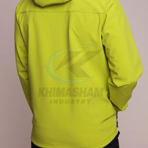 Premium Fabric Stand Collar Front Logo Breathable Eco-Friendly Lightweight Feel Soft Comfort Stylish Winter Windbreaker <b>Jacket</b> - Product Image 3