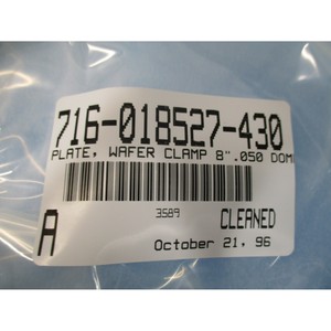 LAM 716-018527-430 PLATE, Abrazadera para Placas de 8" .050 DOM - Equipo y Piezas de Semiconductores de Confianza de Tradicción Global - Product Image 3
