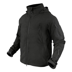 Gran oferta, chaquetas Softshell deportivas personalizadas para hombre, abrigos para acampar al aire libre, chaqueta cortavientos impermeable con capucha - Product Image 1