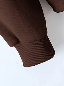 Sweat à capuche zippé décontracté personnalisé pour femme, couleur unie, avec poche, épais, fermeture éclair intégrale, vente en gros - Product Image 4