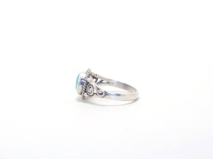 Anillo Clásico de Turquesa Natural, Plata de Ley 925, Joyería Artesanal - Product Image 5
