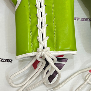 High Quality Genuine Cowhide Leather Non-Slip Hand Grips <b>Moisture</b> Wicking Customized Boxing Sparring <b>Gloves</b> Laced for Kickboxing - Product Image 6