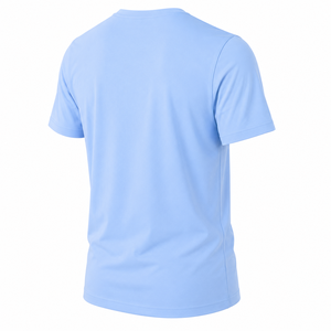 เสื้อยืดผู้ชายขายส่ง แขนสั้น สีพื้น คอกลม คุณภาพสูง เนื้อผ้านุ่ม ระบายอากาศได้ดี ผ้าฝ้าย สวมใส่สบาย ทรงปกติ น้ำหนัก 220 กรัม - Product Image 4