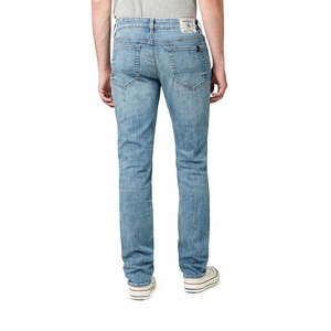 High Quality Mid Waist Straight Mens <b>Jeans</b> <b>Soft</b> Cotton Spandex Denim Pants for Men Wholesale - Product Image 2
