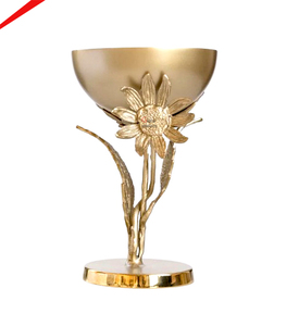 Frutero de Metal con Acabado de Lujo, Plato Decorativo para Servir Bocadillos, Centro de Mesa Elegante para Mesa de Comedor, Colección de Regalos Premium - Product Image 2