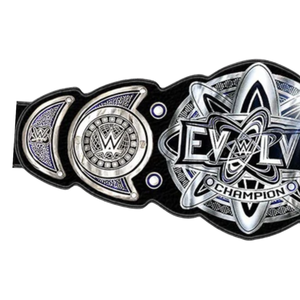 Cinturón de Campeonato WWE Evolve Personalizable de Alta Calidad en Negro y Plata, Cinturón Deportivo Personalizado, Edición de Coleccionista - Product Image 3