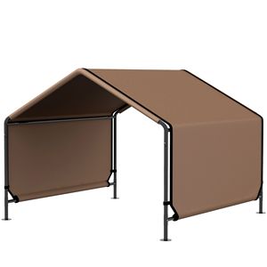Tenda Portatile Marrone per Cani con Caratteristica Impermeabile per Protezione dall'Ombra all'Aperto, Letti e Accessori per Animali Domestici - Product Image 1