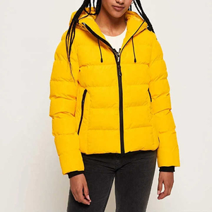 High Quality Outerwear Warm Puffer <b>Women's</b> Padded Down Coats <b>Jackets</b> With Custom Turn-down Collar <b>Woman</b> <b>Jacket</b> Cheap Price - Product Image 4