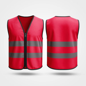 Gilets de sécurité réfléchissants respirants OEM avec poches, veste haute visibilité, gilet de sécurité réfléchissant - Product Image 3