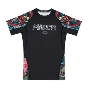 Personalice su propio logotipo Sublimado Manga completa Rash Guard Camisa de compresión MMA Rash Guard para hombres - Product Image 1