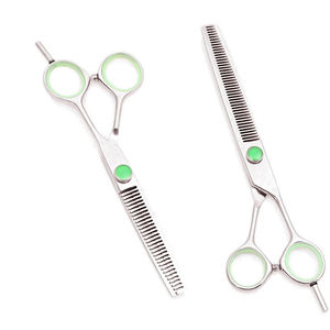 Ciseaux à effiler professionnels double face en acier inoxydable de qualité supérieure, tranchants, pour usage domestique et fournitures de salon de beauté - Product Image 3