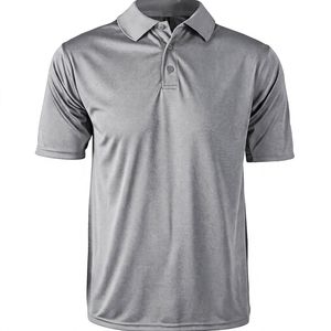 Polo en coton de luxe pour homme, personnalisé avec logo brodé, manches courtes, coupe classique, col chemise, vente en gros, mode - Product Image 4