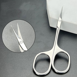 Professional Curved Nail <b>Cuticle</b> <b>Scissors</b> Russian Manicure Beauty Tool for Finger Toe Nails Dead Skin Trimming Custom Logo - Product Image 4