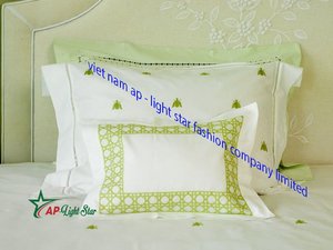 Draps de literie brodés frais Vietnam Ensemble élégant et durable Produit chaud - Product Image 2