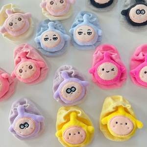 Nueva moda japonesa 3D Linda muñeca <span class=keywords><strong>de</strong></span> <span class=keywords><strong>dibujos</strong></span> <span class=keywords><strong>animados</strong></span> calcetines infantiles acogedor algodón antideslizante encantador Color caramelo bebé calcetines invisibles - Product Image 2