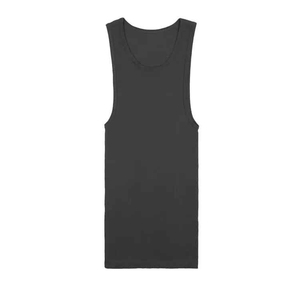 Débardeurs de sport pour hommes en Spandex et Coton, respirants, tricotés, sans manches, col en V, design uni personnalisé, style décontracté HAUT DE GAMME - Product Image 4